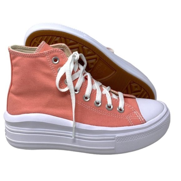 Converse Chuck Taylor Move Platform Flamingo Canvas Women's Shoes Casual A03544C - Picture 9 of 10